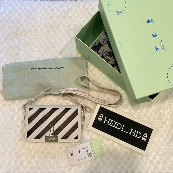Off-White Binder Mini Flap Crossbody Bag - Picture 3 of 12